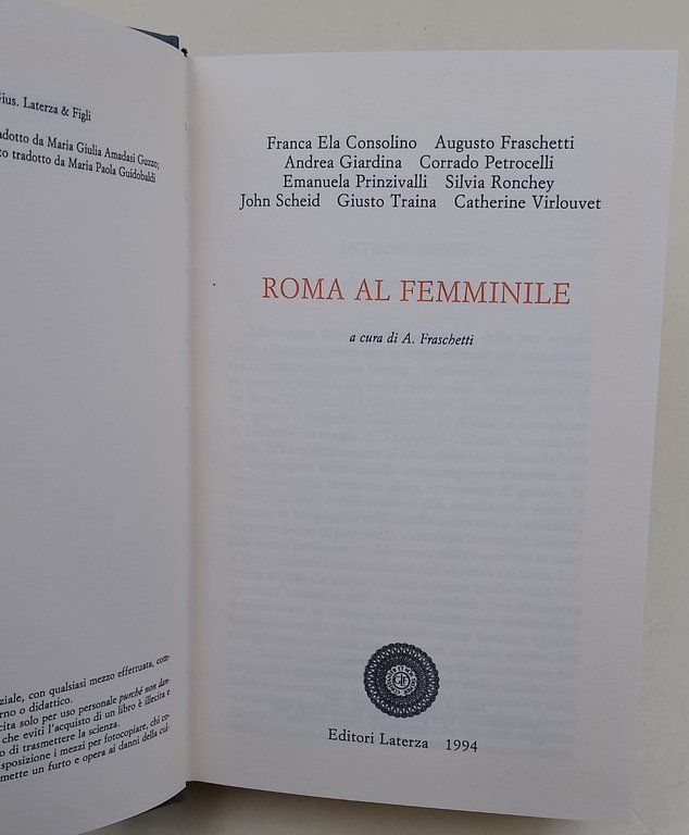 Roma al femminile