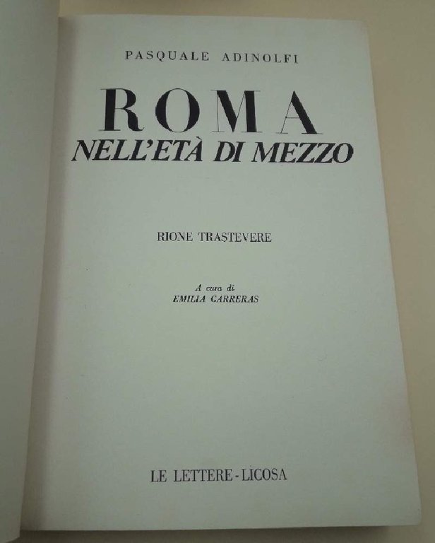 ROMA NELL' ETA' DI MEZZO 4 voll.(1980/81/83) | Immagine Gallery 4