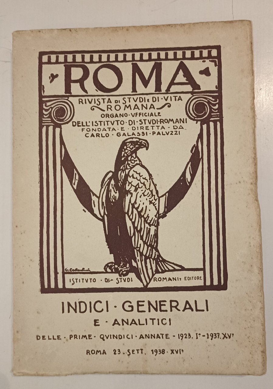 Roma Rivista di studi e di vita romana - Indici …