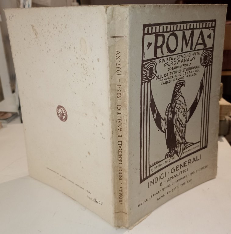 Roma Rivista di studi e di vita romana - Indici …