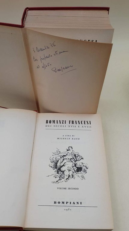ROMANZI FRANCESI DEI SECOLI XVII E XVIII-2 voll.( 1951)