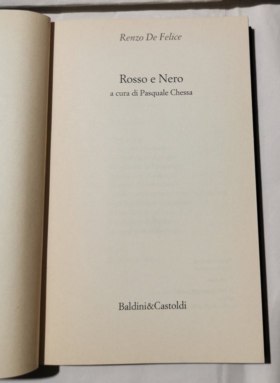 Rosso e nero