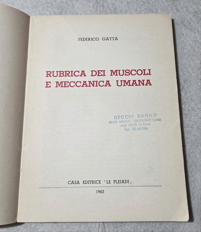 Rubrica dei muscoli e meccanica umana | Immagine Gallery 2