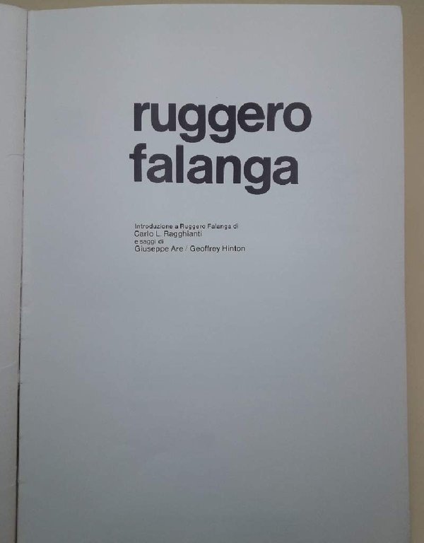 RUGGERO FALANGA(1978)