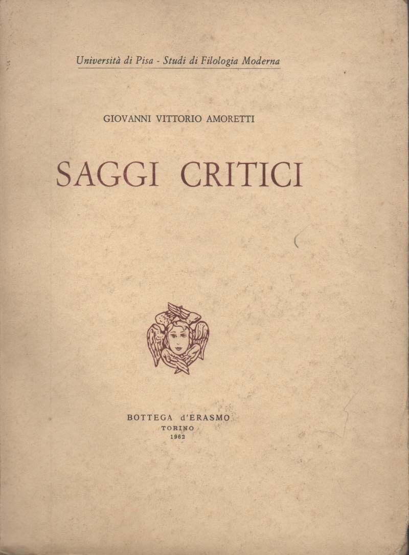 SAGGI CRITICI (1962)