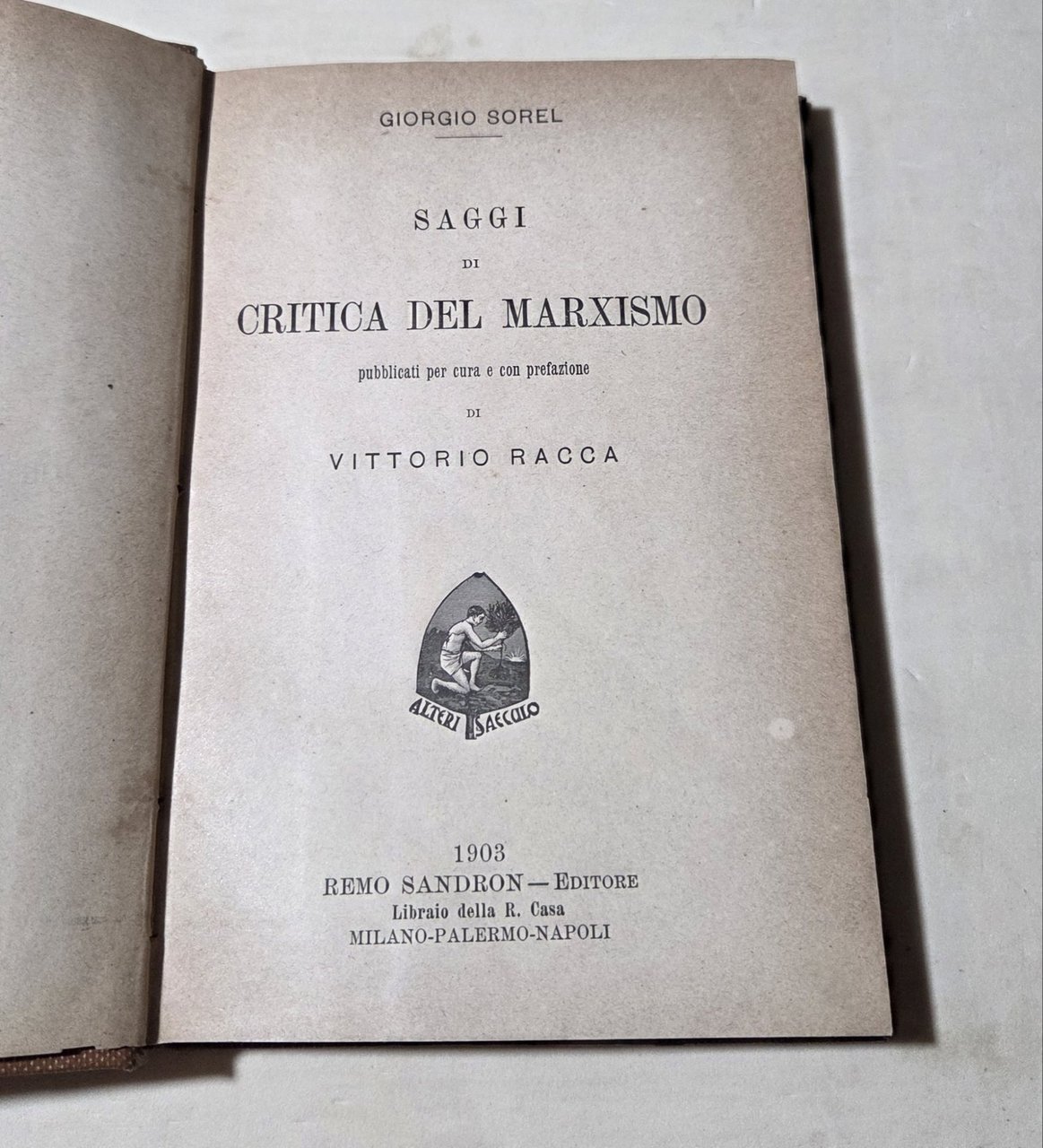 Saggi e critica del marxismo