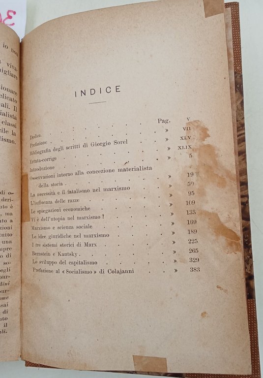 Saggi e critica del marxismo