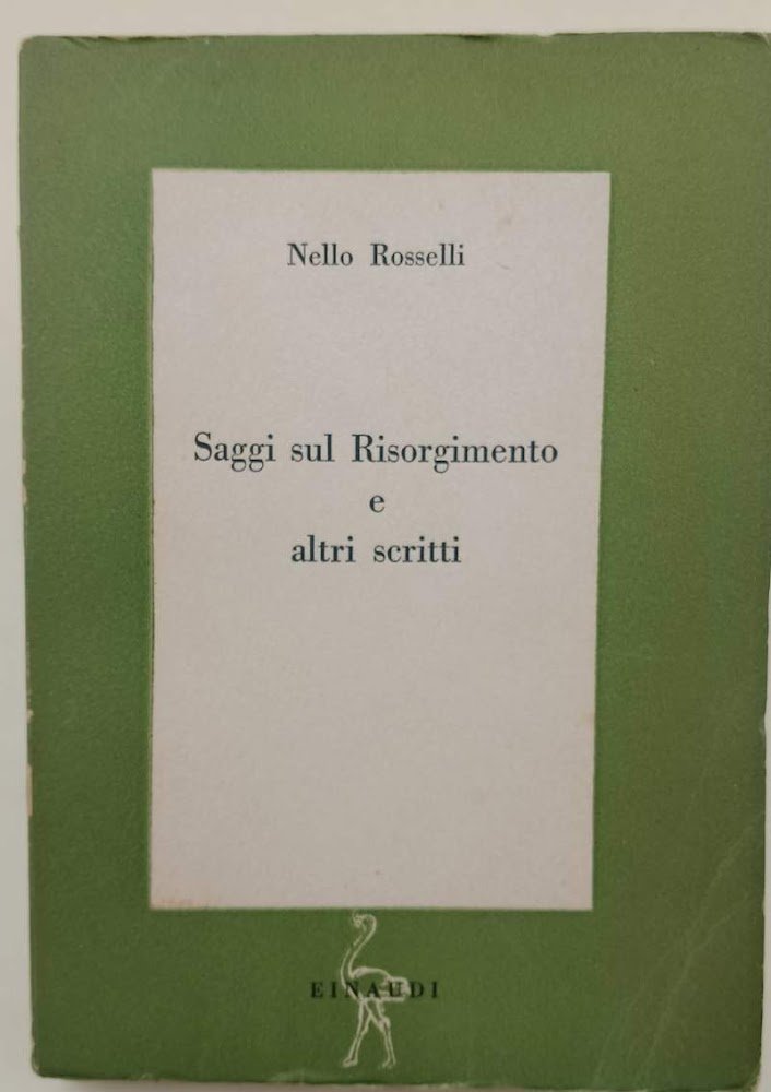SAGGI SUL RISORGIMENTO E ALTRI SCRITTI(1946)