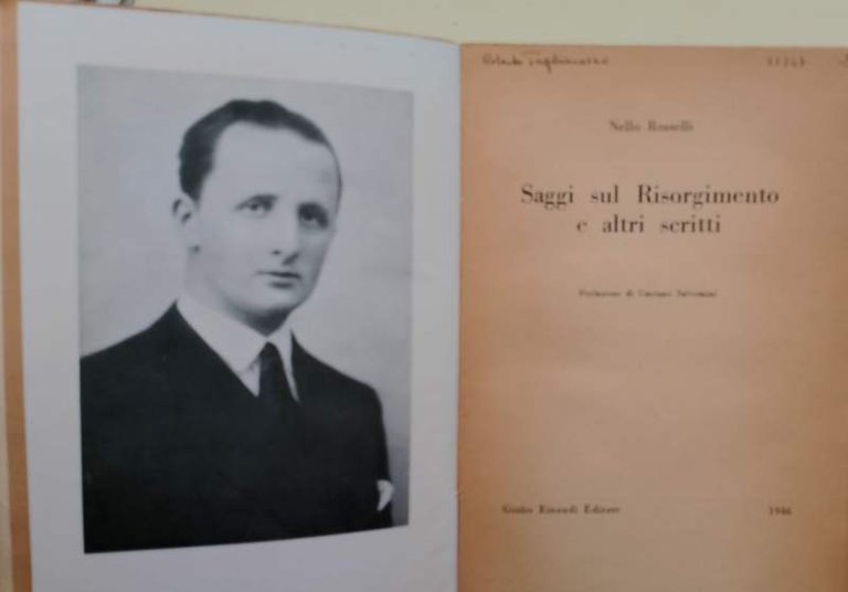 SAGGI SUL RISORGIMENTO E ALTRI SCRITTI(1946)
