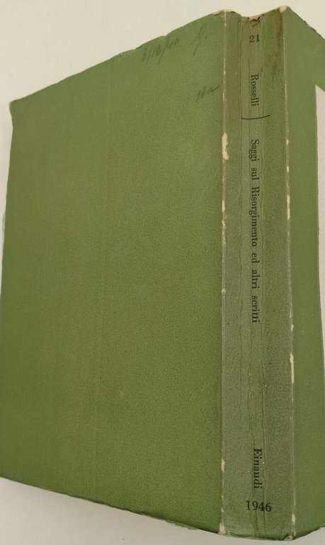 SAGGI SUL RISORGIMENTO E ALTRI SCRITTI(1946)