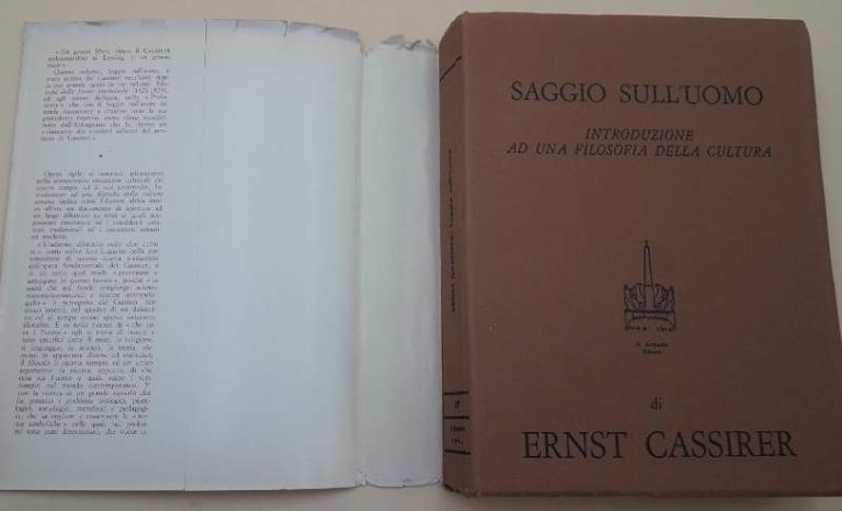 SAGGIO SULL'UOMO-INTRODUZIONE AD UNA FILOSOFIA DELLA CULTURA(1968)