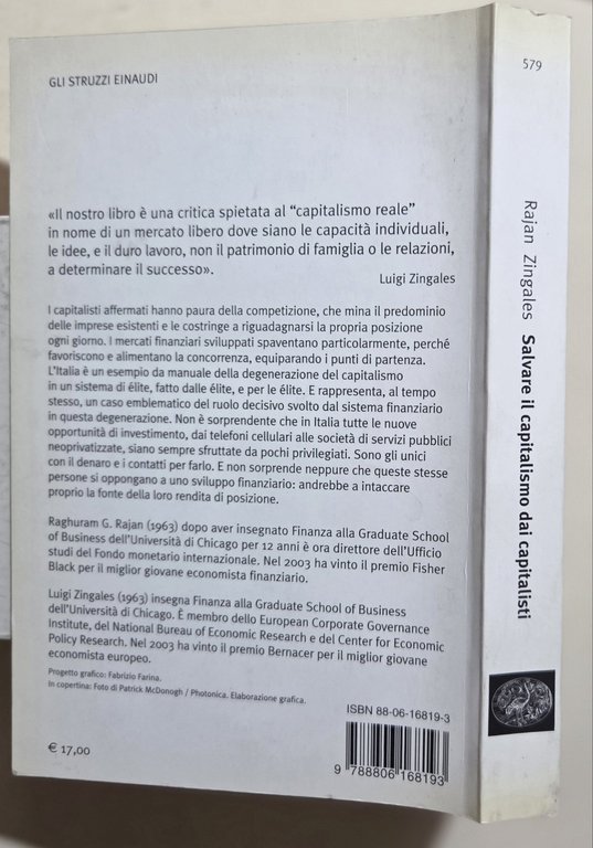 Salvare il capitalismo dai capitalisti