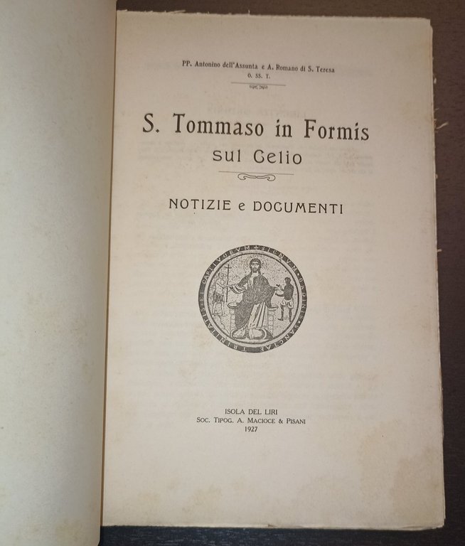 San Tommaso in Formis sul Celio notizie e documenti