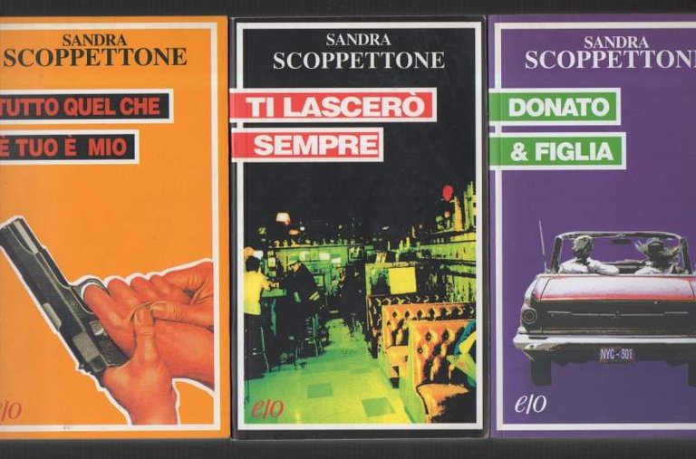SANDRA SCOPPETTONE 3 VOLUMI