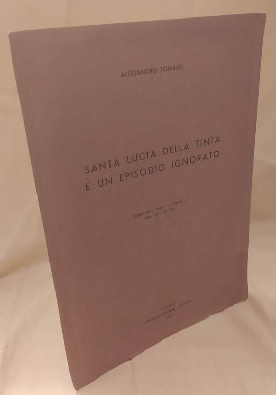 SANTA MARIA DELLA TINTA E UN EPISODIO IGNORATO (1943)