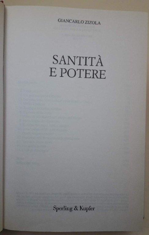 SANTITA' E POTERE(2009)