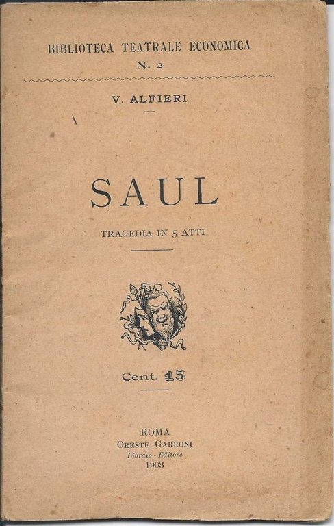 SAUL - Tragedia in 5 atti (1903) | Immagine Gallery 2