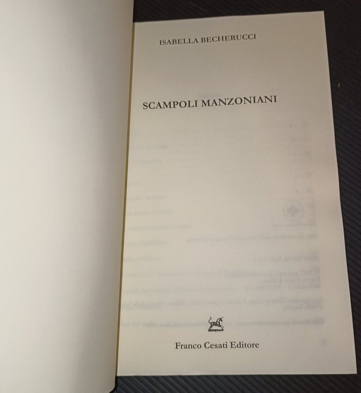 Scampoli manzoniani