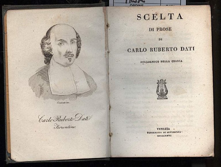 SCELTA DI PROSE DI CARLO RUBERTO DATI