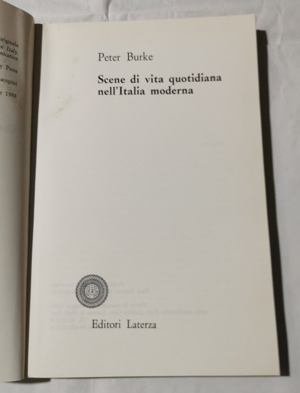 Scene Di Vita Quotidana nell Italia Moderna