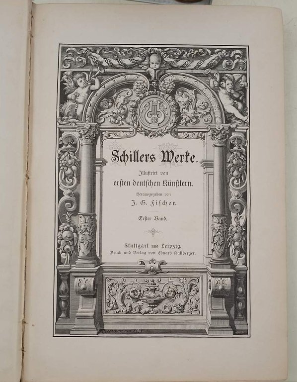 SCHILLERS WERKE- 4 VOLL.