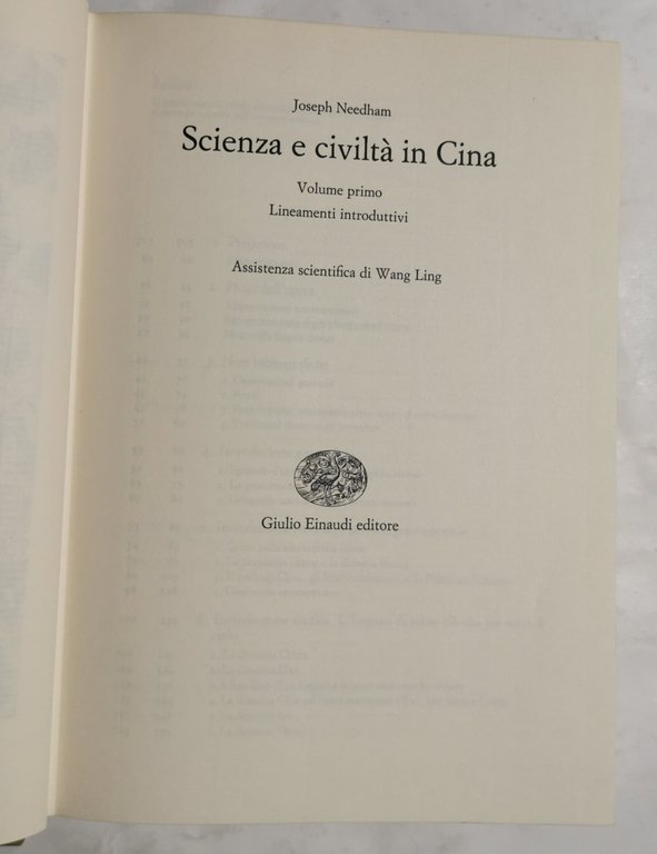 Scienza e civiltà in Cina Vol. I - Lineamenti introduttivi | Immagine Gallery 2