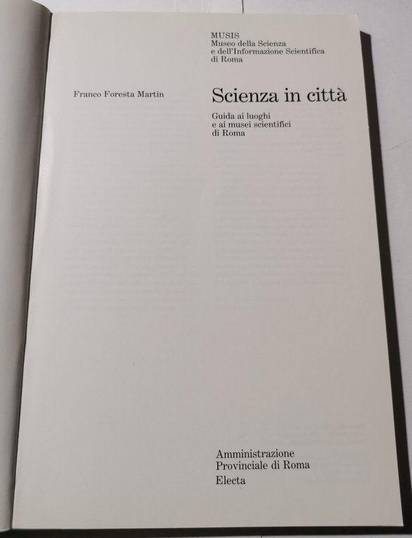 Scienza in citta'