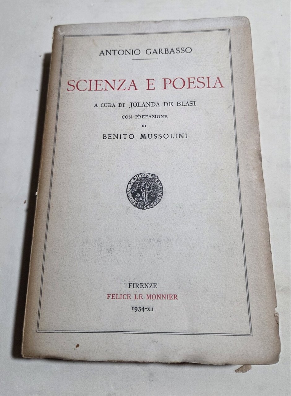 Scienze e poesia