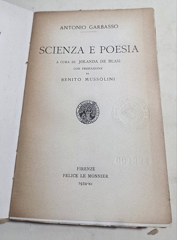 Scienze e poesia