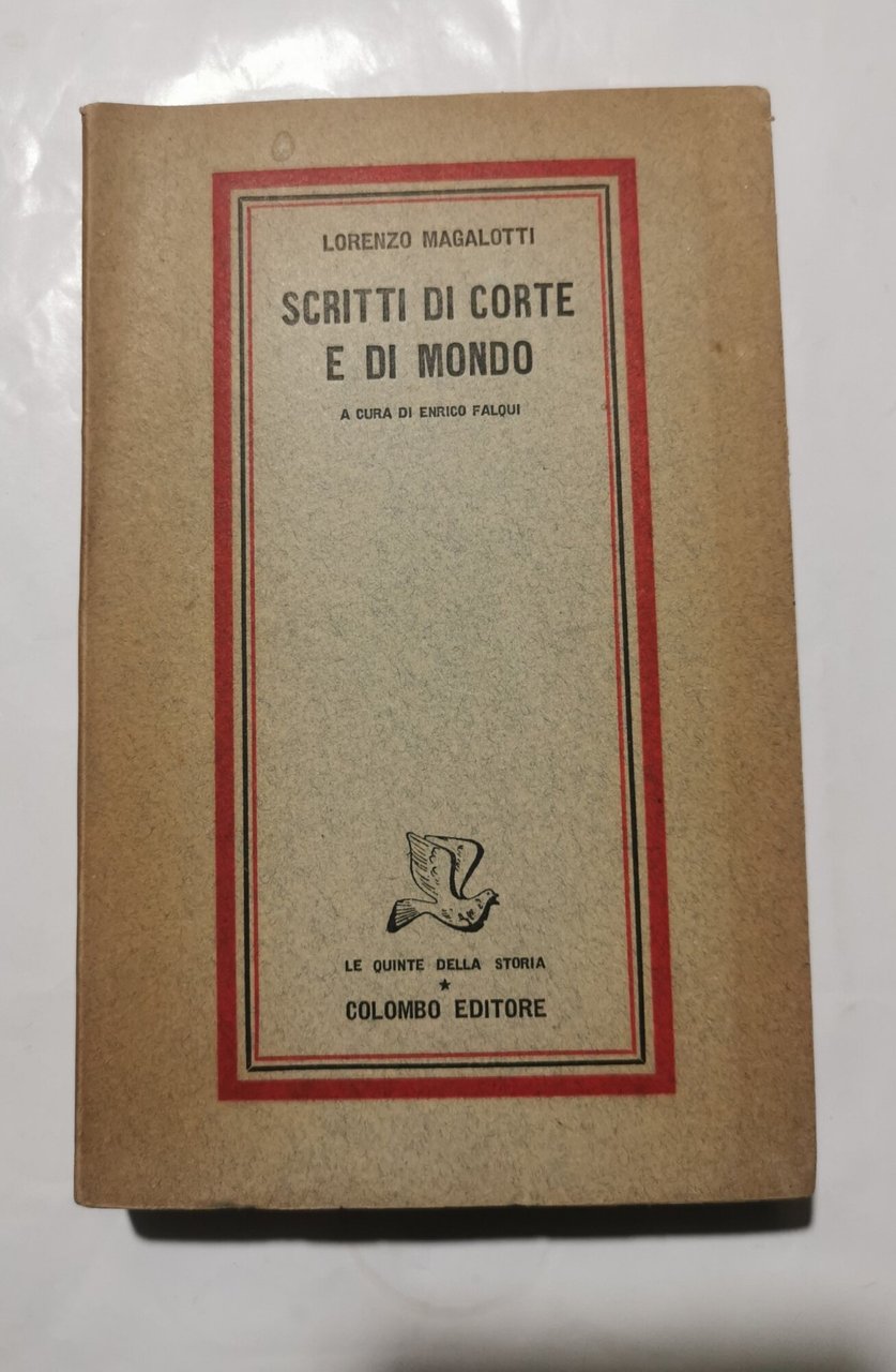 Scritti di corte e di mondo