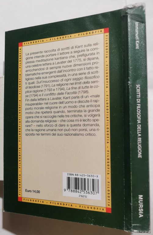 Scritti di filosofia della religione