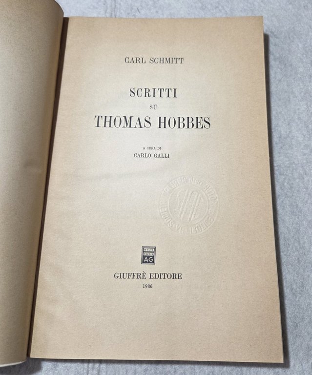 Scritti di Thomas Hobbes | Immagine Gallery 2