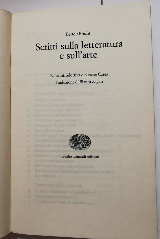 Scritti sulla letteratura e sull'arte