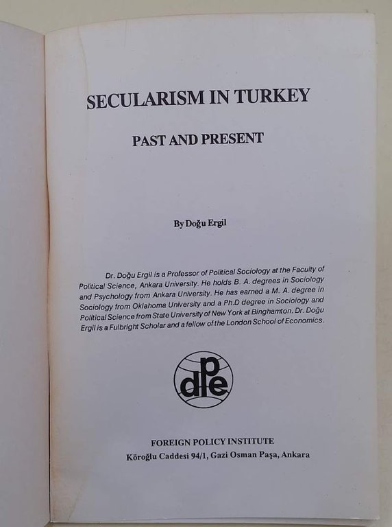 SECULARISM IN TURKEY-PAST AND PRESENT(ANNI '80)