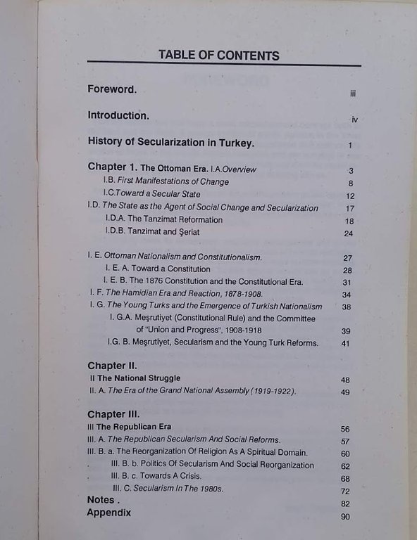 SECULARISM IN TURKEY-PAST AND PRESENT(ANNI '80)