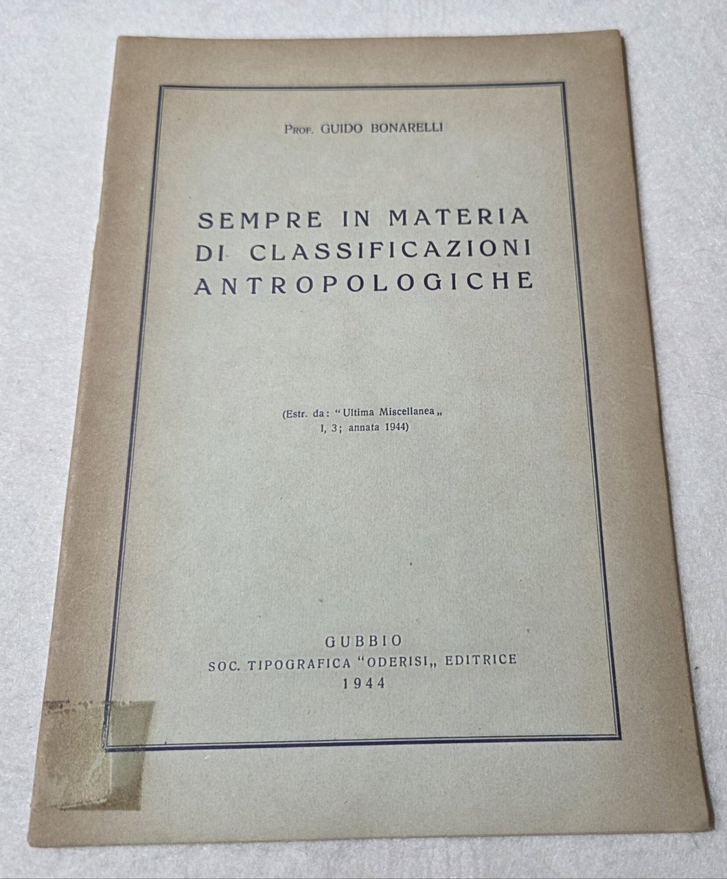 Sempre in materia di classificazioni antropologiche | Immagine principale