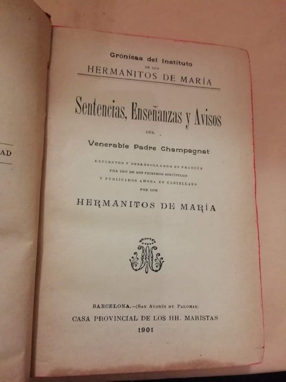 SENTENCIAS, ENSENANZAS Y AVISOS (1901)