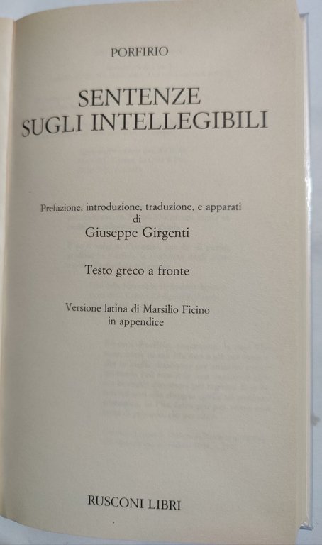 Sentenze sugli intellegibili