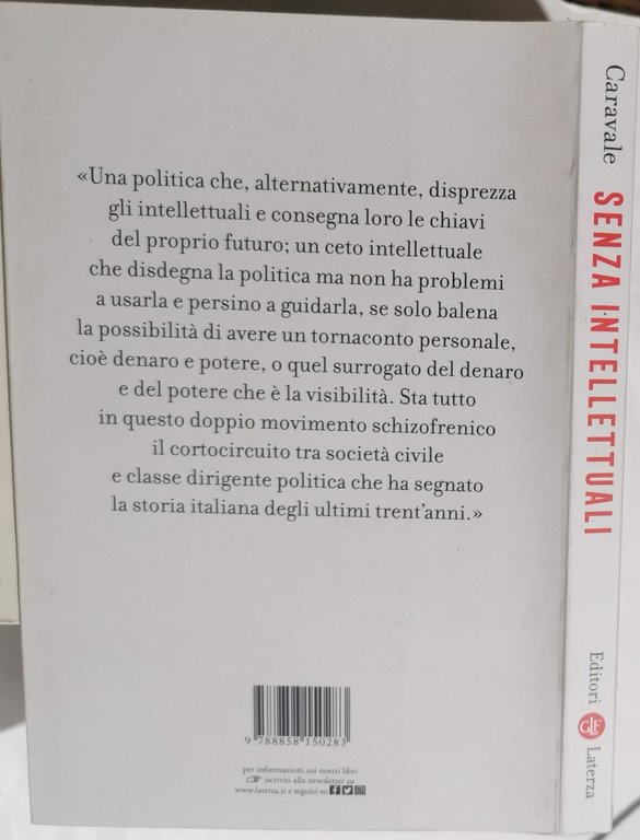 Senza intellettuali