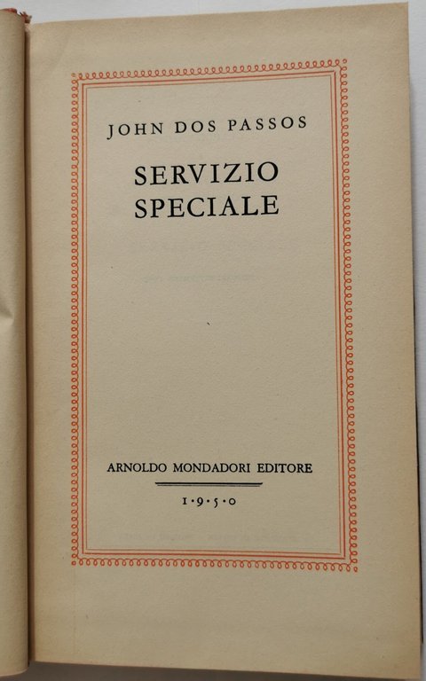 Servizio speciale