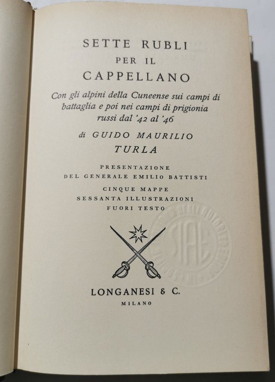 Sette rubli per il cappellano - Con gli alpini sui …
