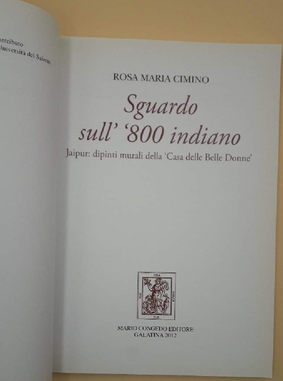 SGUARDO SUL'-Jaipur:dipinti murali della "Casa delle belle donne"(2012)