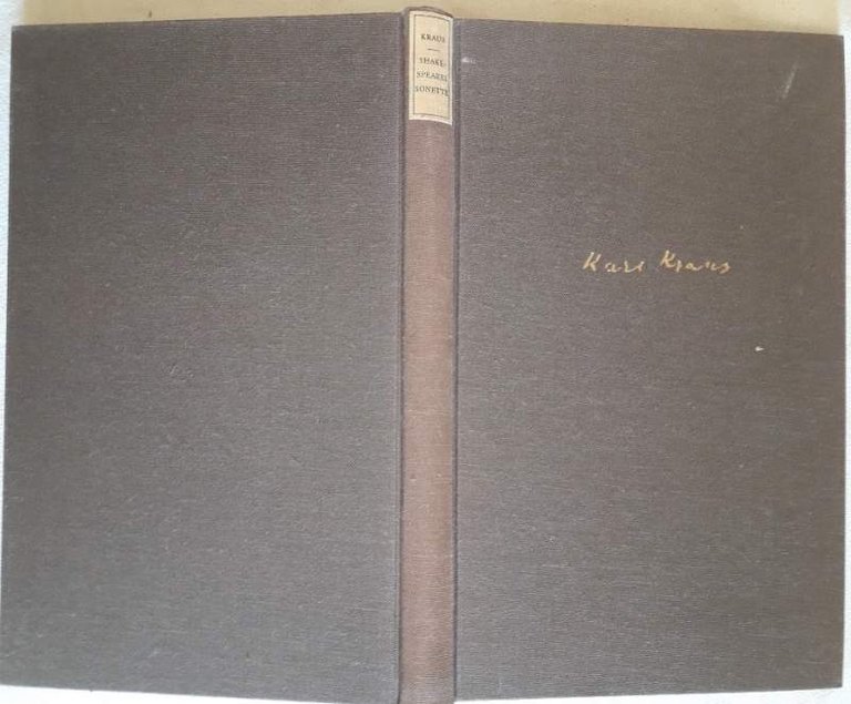 SHAKESPEARES SONETTE-NACHDICHTUNG VON KARL KRAUS(1964)