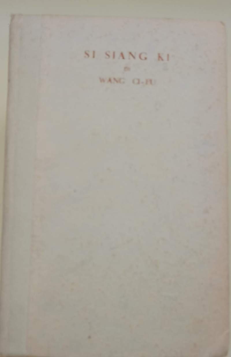 SI-YANG-KI O STORIA DELLA FORESTERIA DEL CONVENTO( 1934)
