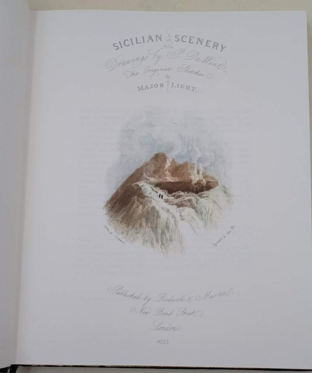 SICILIAN SCENERY -INCISIONI ACQUARELLATE SU DISEGNI DI P. DE WINT …