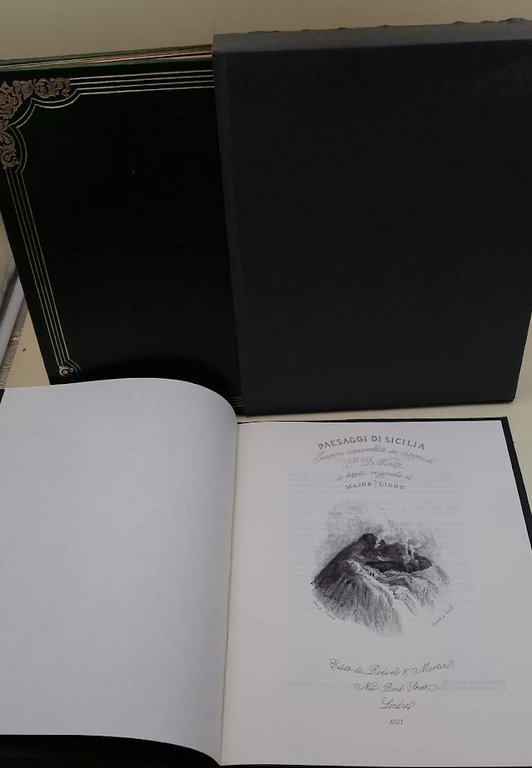SICILIAN SCENERY -INCISIONI ACQUARELLATE SU DISEGNI DI P. DE WINT …