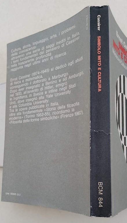 SIMBOLO MITO E CULTURA(1981)