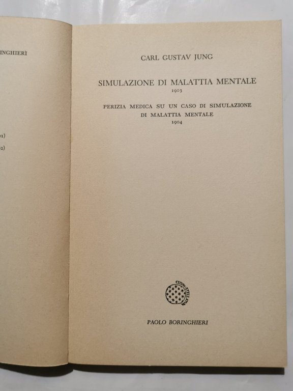 Simulazione di malattia mentale 1903 - Perizia medica su un …