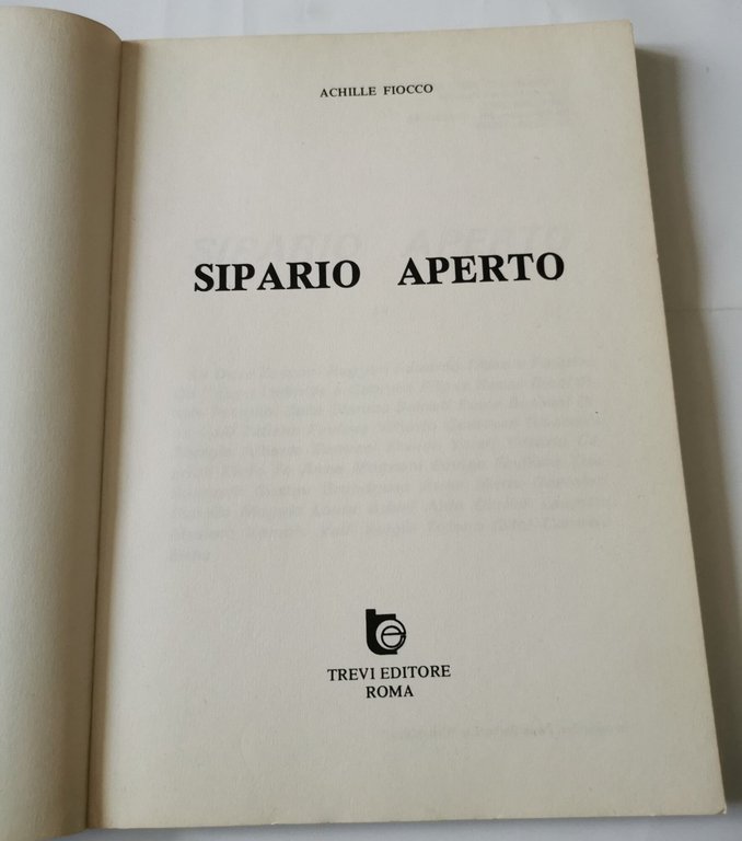 Sipario aperto