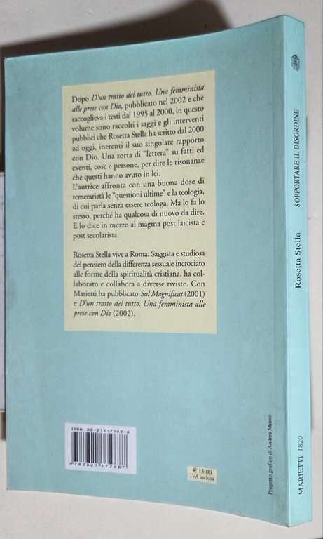 Sopportare il disordine. Una teologia fatta in casa